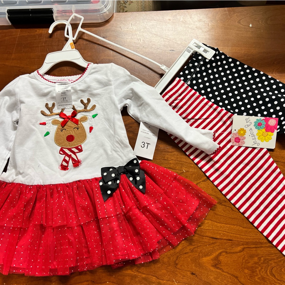 Christmas Outfit 2 pc Jessica Anne